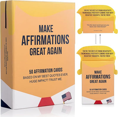 50 Funny Affirmation Cards by The President