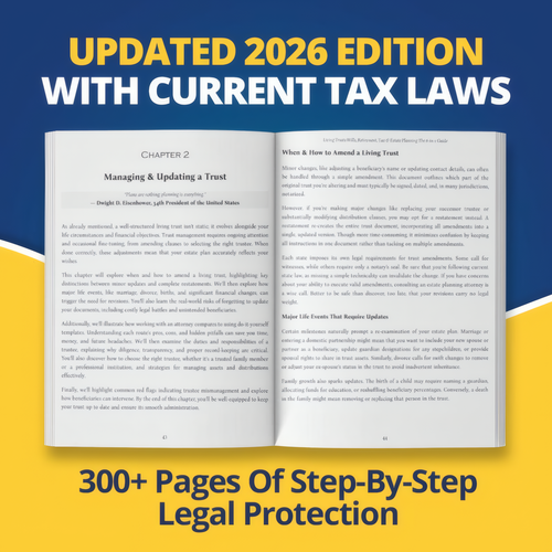 Living Trusts + Wills, Retirement, Tax & Estate Planning - The 6-in-1 Guide